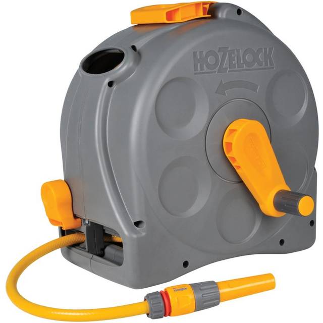 Hozelock 2415 2 In 1 Compact Garden Hose Reel 25 Metre