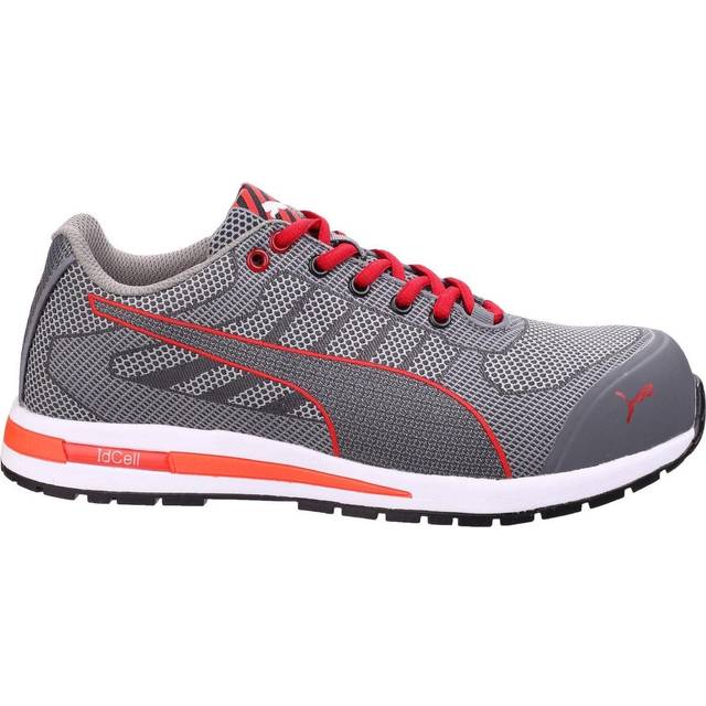 Puma Mens Xelerate Knit Low Safety Trainer - Grey Textile - Size UK 6.5