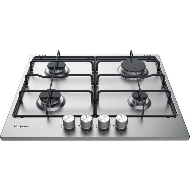 Hotpoint PPH 60P F IX UK 59cm Gas Hob - Stainless Steel