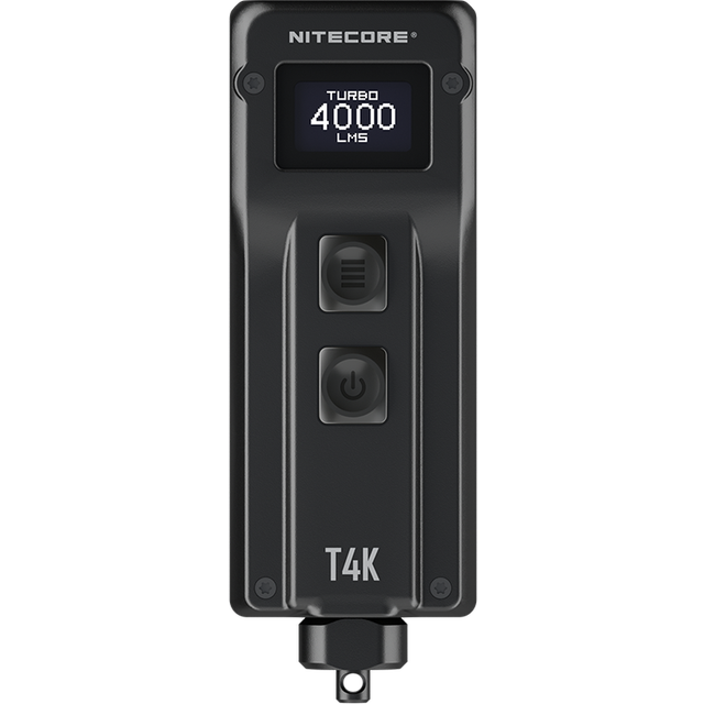 Nitecore T4K – 4 000 lumen turbo, nyckelring, USB-C laddningsbar