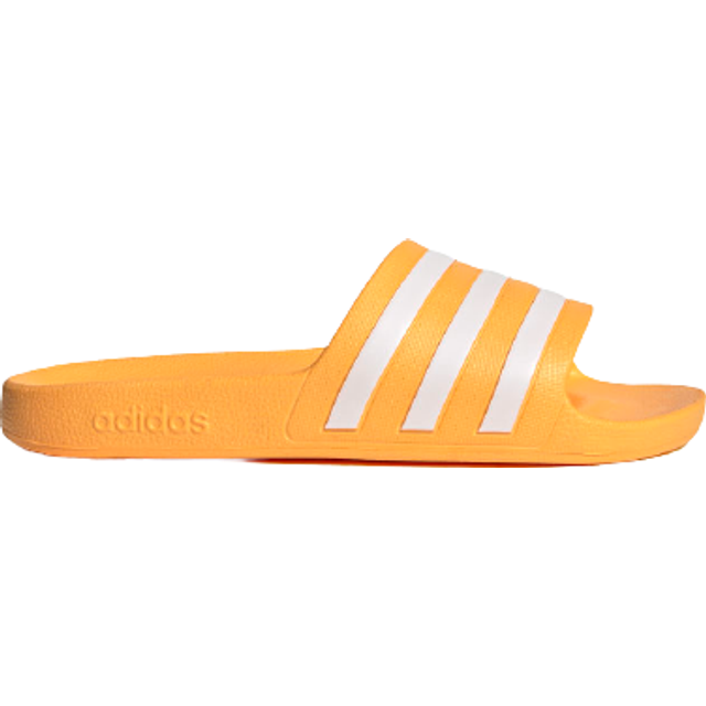Adilette Aqua Slides - Solar Gold / Cloud White / Solar Gold - 4,5,6,7,8,9,10,11,12,13