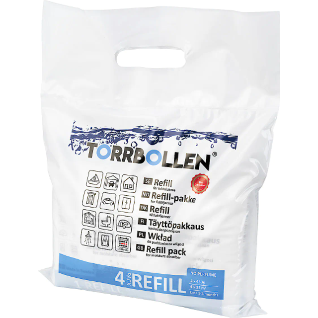 Torrbollen 4-pack refill