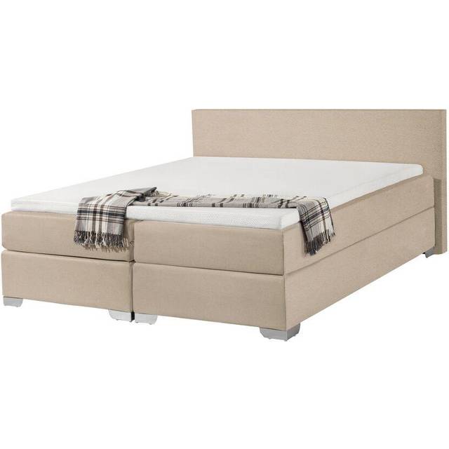 Divan Bed Fabric PRESIDENT 160 x 200 cm (EU King Size) Black