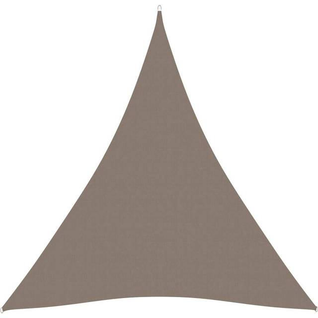 vidaXL Sunshade Sail Oxford Fabric Triangular 3x3x3 m Black