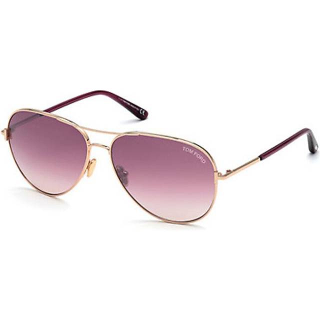Men's Tom Ford Ft0823 Clark 28U Shiny Rose Gold Sunglasses - Size: ONE size