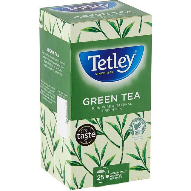 Tetley Pure Green Tea Bags (25 Pack) 1575A