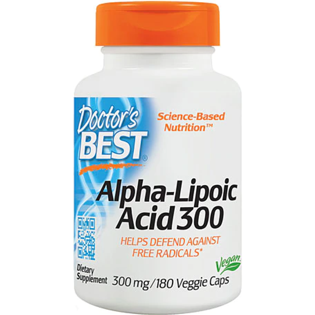 Doctor's Best  Alpha-Lipoic Acid 300  300 mg  180 Veggie Caps