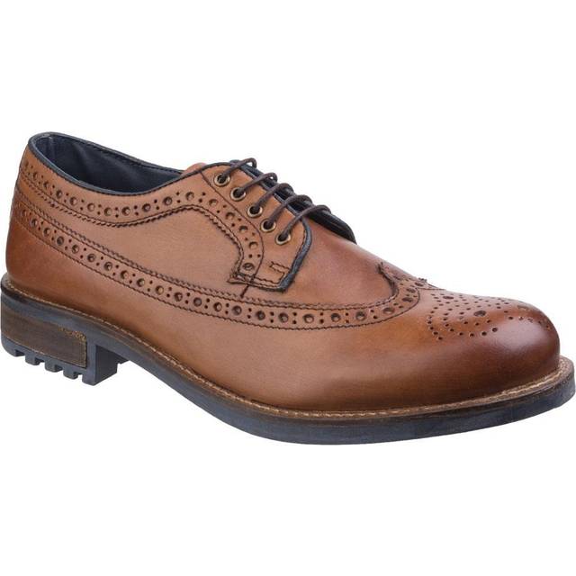 Cotswold Poplar Brogue Men's Leather Shoes Men's | Brogues  | Tan  | UK Size 12