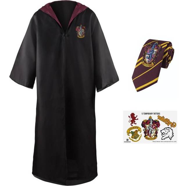 Sorcerer's robe, tie and armadillo disguise set Sabor Harry Potter Gryffindor - Noir - 29x1x37.5 cm