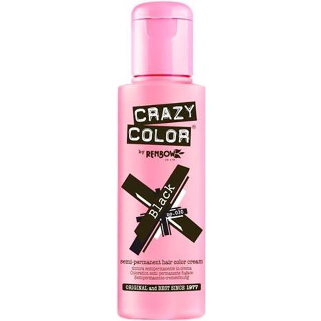Crazy Color Black Semi-Permanent Hair Dye