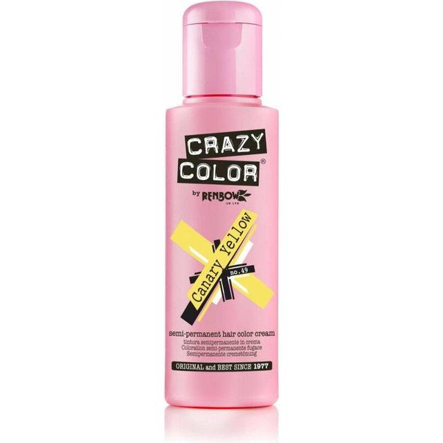 Crazy Color Canary Yellow Semi-Permanent Hair Dye
