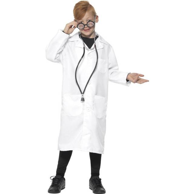 Doctor/Scientist Costume, Unisex, Boys Fancy Dress, Large Age 10-12