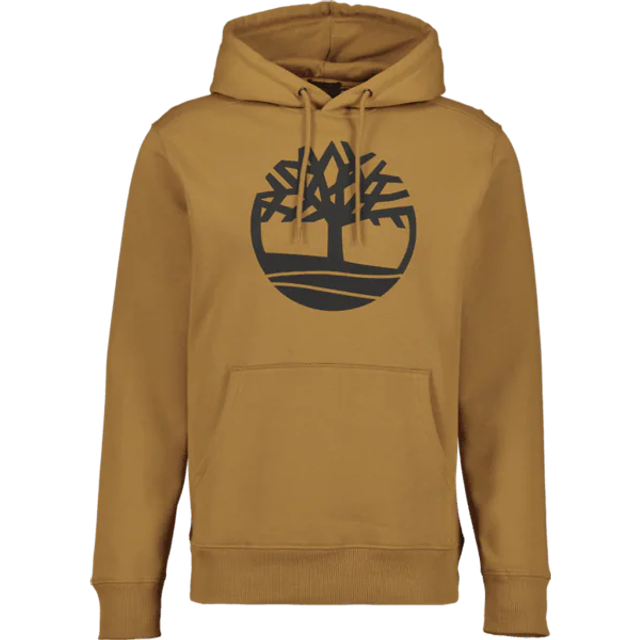 Timberland for man. TB0A2BJHP571 Kennebec River hooded sweatshirt with yellow tree logo (M), Casual, Cotton