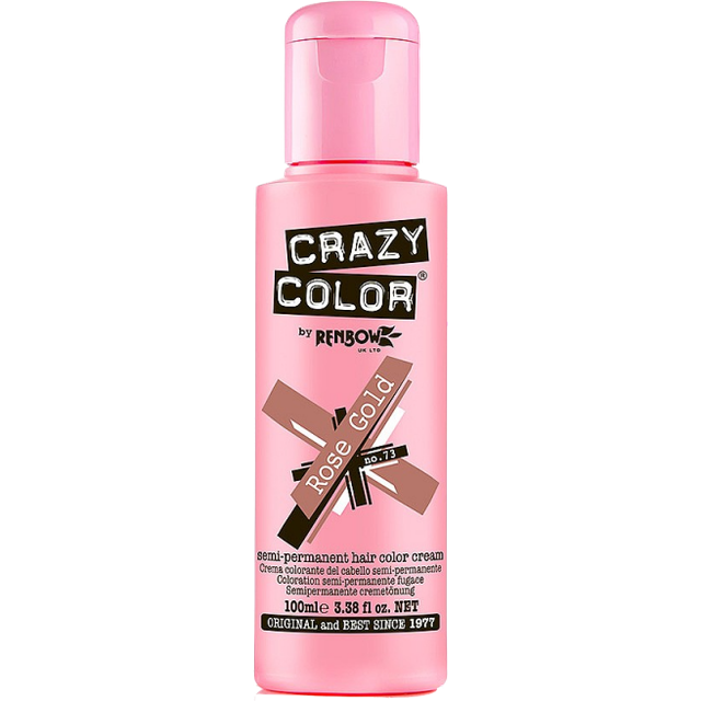 Renbow Crazy Color Semi-Permanent Hårfärg - 73 Rose Gold