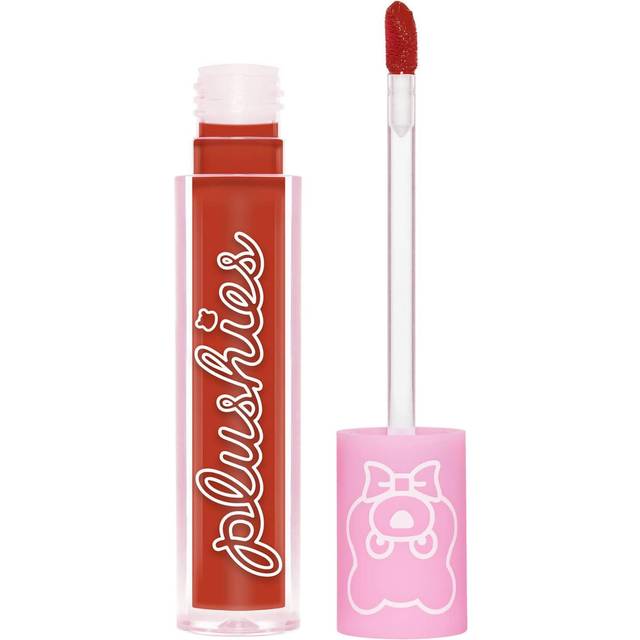 Lime Crime Plushies Soft Matte Lipstick  Pumpkin Latte (Brick Red) - Blackberry Candy Scent - Plush  Long Lasting & High Comfort for All-Day Wear - Ta