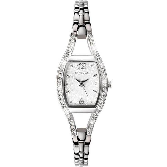 Sekonda Cocktail Ladies' Silver Tone Fancy Bracelet Watch