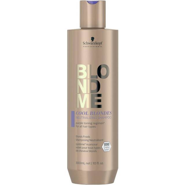Schwarzkopf Professional Blondme Cool Blondes Neutraliserande schampo med mässingstoner För blont och slingat hår 300 ml