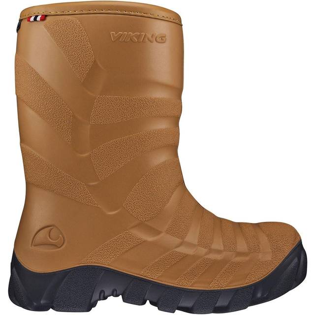 Viking Ultra 2.0 unisex – barn Snökängor, Mustard Grey, 21 EU