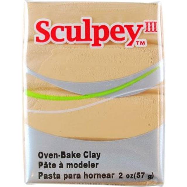 Polyform Sculpey III Polymer Oven-Bake Clay  Tan  Non Toxic  2 oz. bar