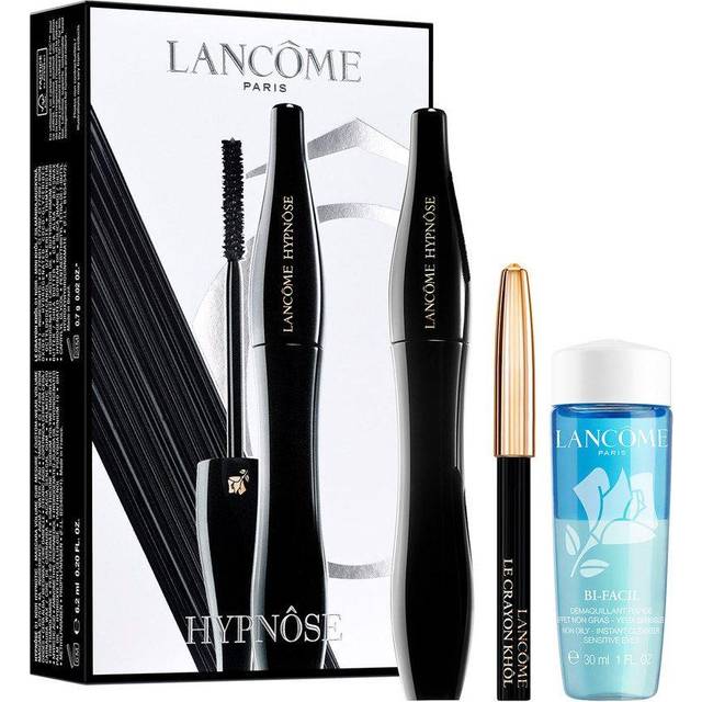 Lancôme Hypnôse Doll Eyes 3 Piece Gift Set: Mascara Black 6.5ml - Mini Khol Eye Pencil 0.7g - Bi-Facil Make-Up Remover 30ml