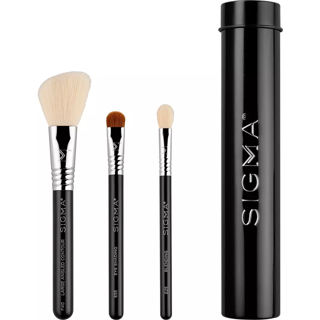 Sigma Beauty Essential Trio Brush Set Light Pink
