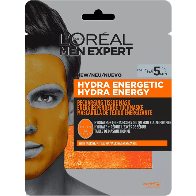 L'Oréal Paris Men Expert Hydra Energetic Tissue Mask 30g