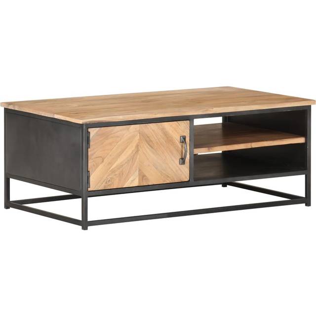 vidaXL Coffee Table 90x50x35 cm Solid Acacia Wood - Brown