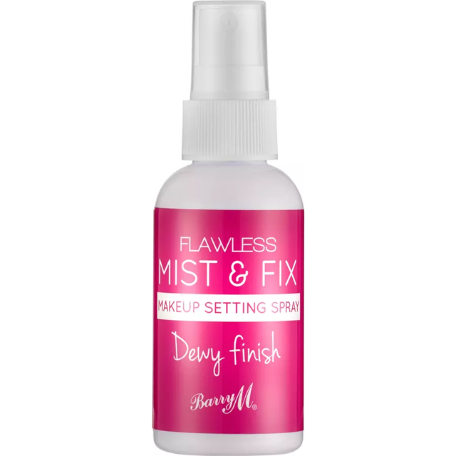 Barry M Flawless Mist & Fix Makeup Setting Spray MSSD Dewy Finish 50ml
