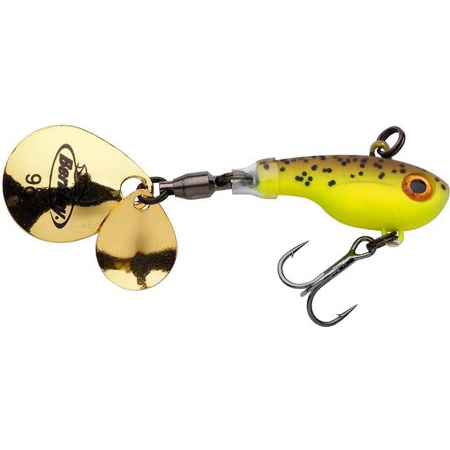 Berkley Pulse Spintail 9g - Brown Chartreuse