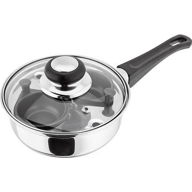 Judge, Essentials - Egg Poacher - Steel (8cm H X 33cm W X 19cm D)