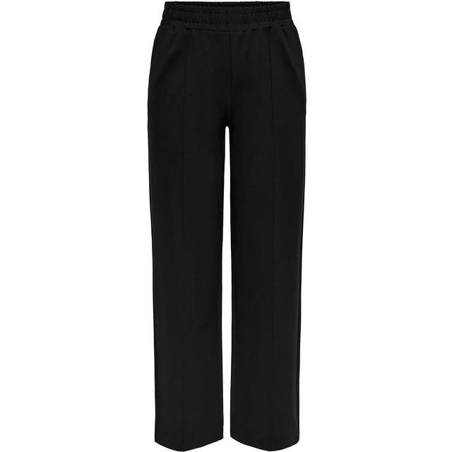ONLY Onlpoptrash-Suki Life Mw Pant Noos fritidsbyxor för kvinnor, svart, (L) W x 32L