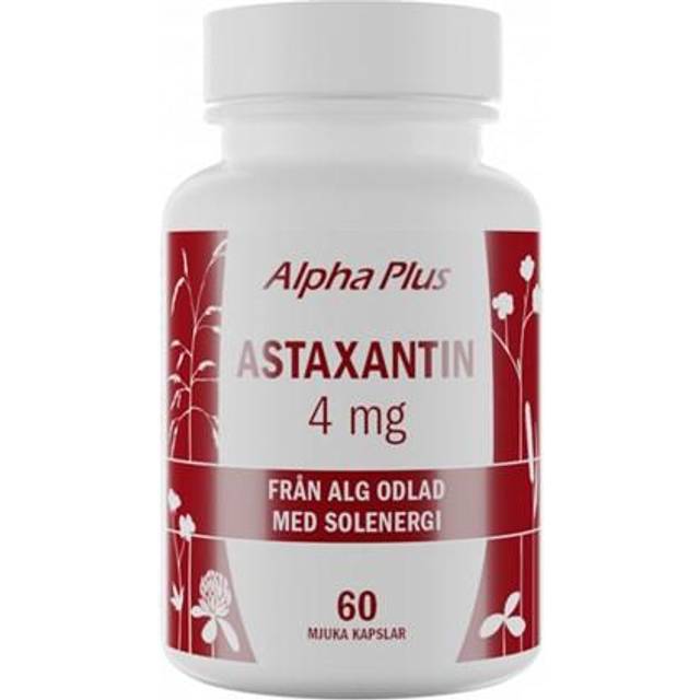 Astaxantin 4mg 60 kapslar - Alpha Plus