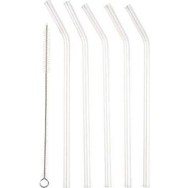 Lyngby Glass Straws - Clear Glass