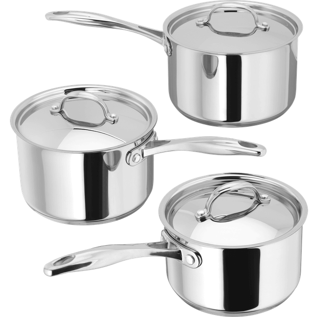 Stellar 7000 Profile 3 Piece Saucepan Set