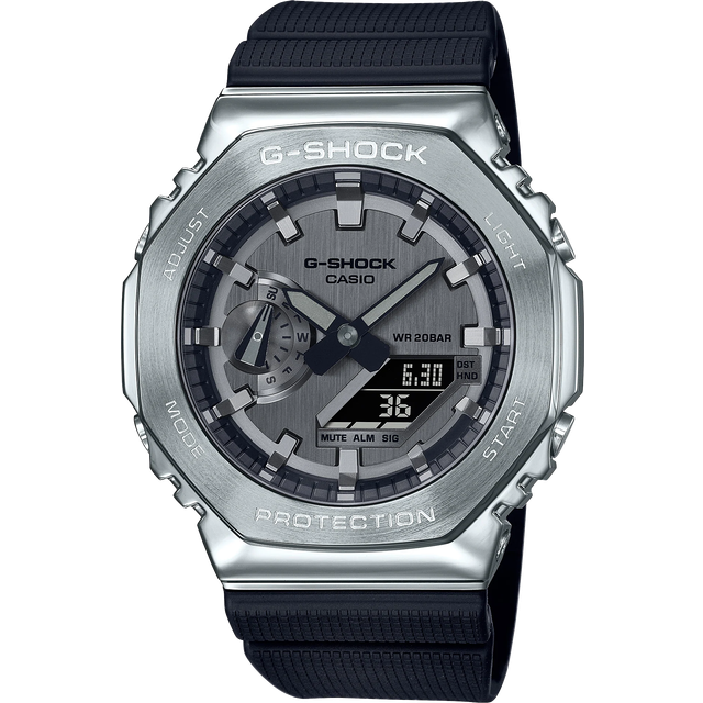Casio G-Shock Steel Octagon Series CasiOak Watch GM-2100-1AER - Grey