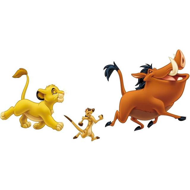 RoomMates RMK1922GM Lion King Peel & Stick Giant Wall Decals  Multicolor