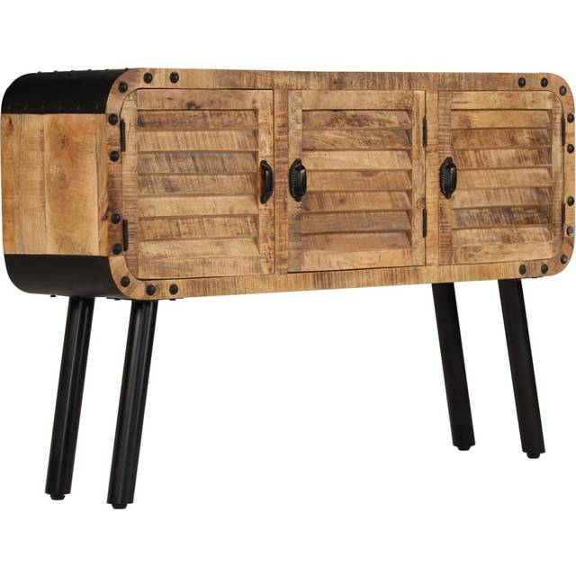 vidaXL Sideboard Solid Mango Wood 120x30x76 cm - Brown