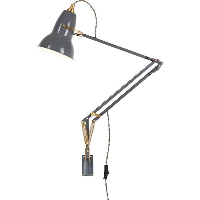 Anglepoise - Original 1227 Brass Wall Lamp including mounting hardware Jet Black