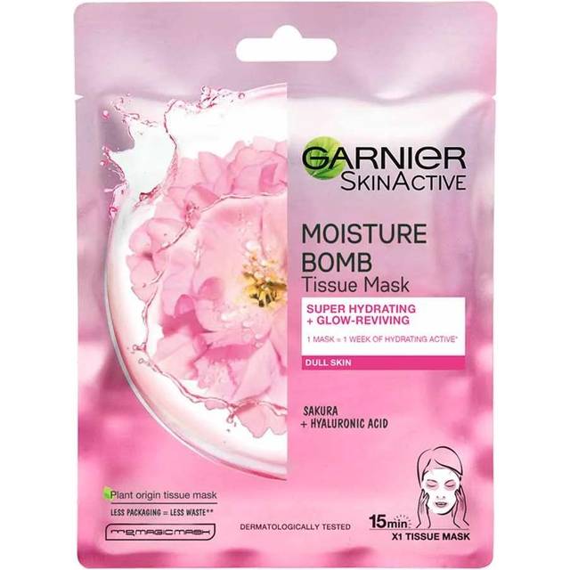 Garnier Moisture Bomb Tissue Mask Sakura Glow Boost 1stk