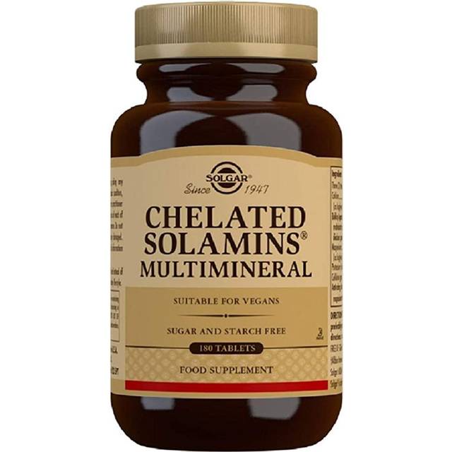 Solgar Chelated Solamins Multimineral 180 Tablets