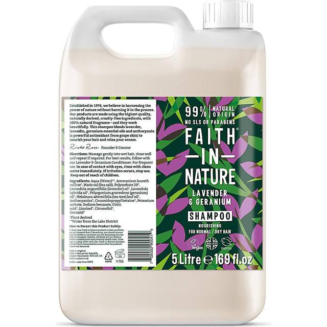 Faith in Nature Lavender and Geranium Shampoo 5L