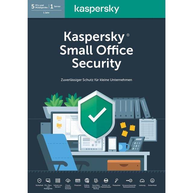 KASPERSKY SMALL OFFICE SECURITY 2024 5 PC + 5 MOBILES + 1 SERVER