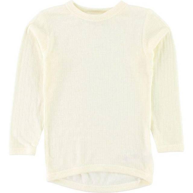 Joha - Kid's Shirt L/S Basic - Merino base layer size 140, white