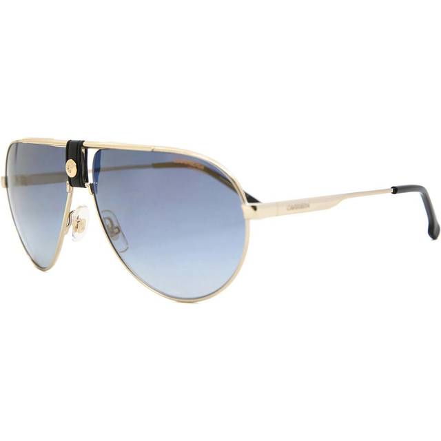 Carrera Mens Sunglasses 1033/S 2M2 1V Black Gold Blue Gradient Mirror Metal (archived) - One Size