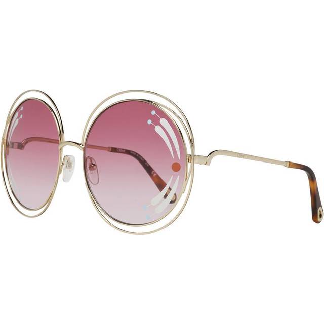 Chloé CE 114SRI 835 Women&#39;s Sunglasses Gold Size 62 (62)