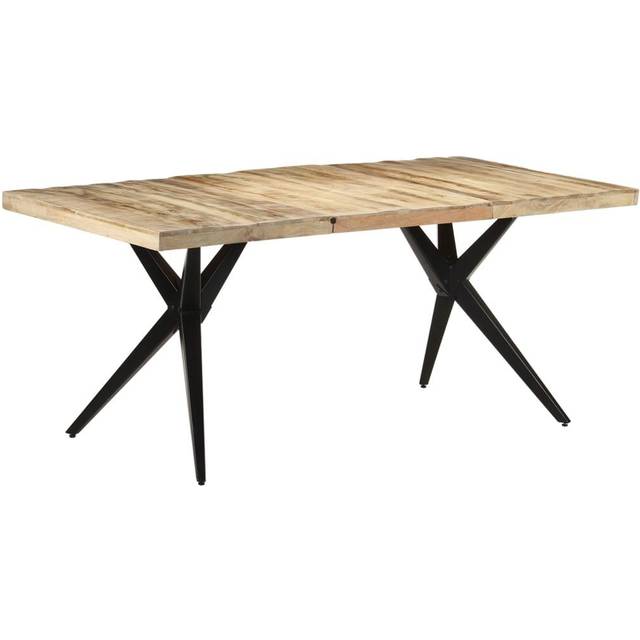 Matbord 180x90x76 cm massivt återvunnet trä