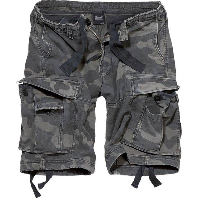 Brandit Vintage Shorts, Herr, Mörk Kamouflage