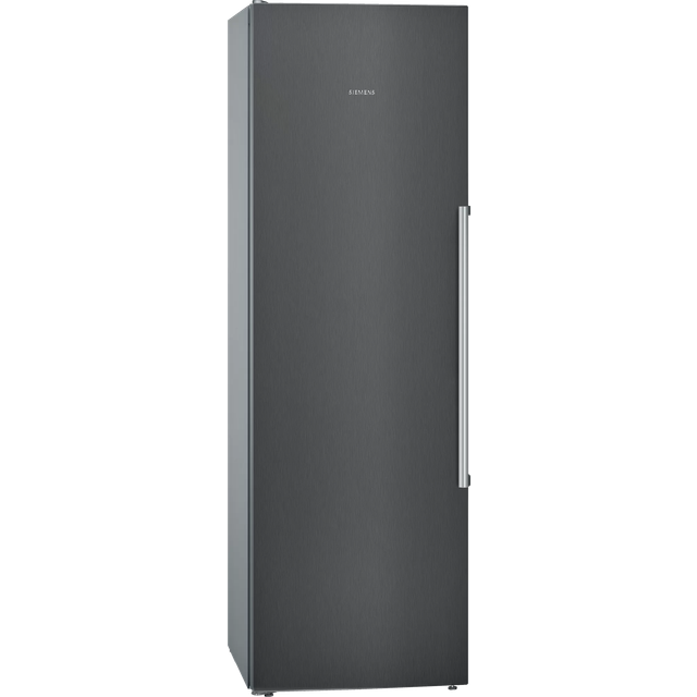 Siemens KS36VAXEP Single door fridge - 186cm Height Black steel antiFingerprint