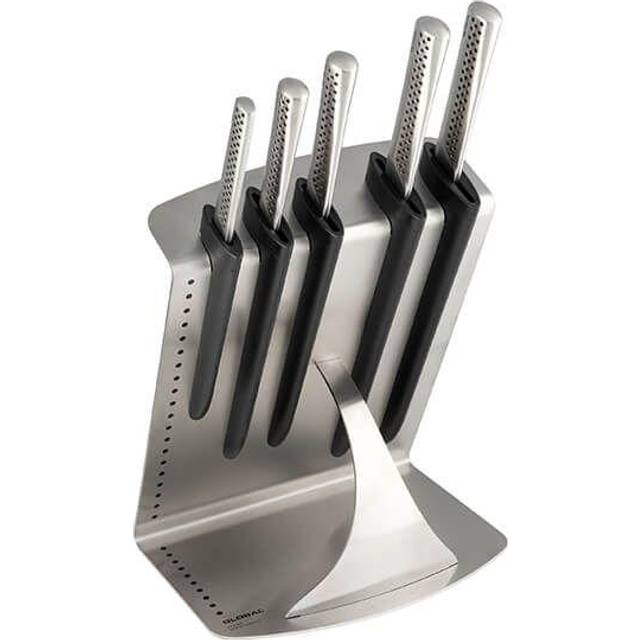 Global Ukon GU-5056B 6 Piece Knife Block Set