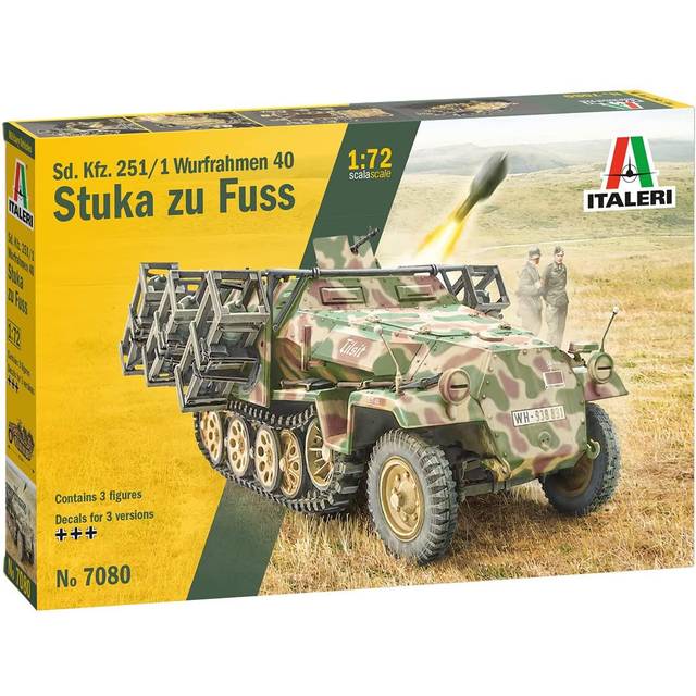 "Italeri 7080 Sd.kfz.251/1 ""Stuka Zu Fuss"" 1:72 Plastic Model Kit"
